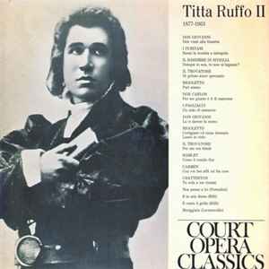 Titta Ruffo - Titta Ruffo II 1877-1953 album cover