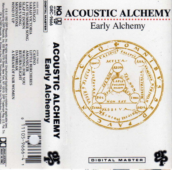 Acoustic Alchemy – Early Alchemy (1992, Cassette) - Discogs