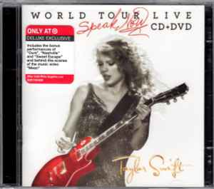 TAYLOR SWIFT Speak Now World Tour Live CD & DVD Big Machine