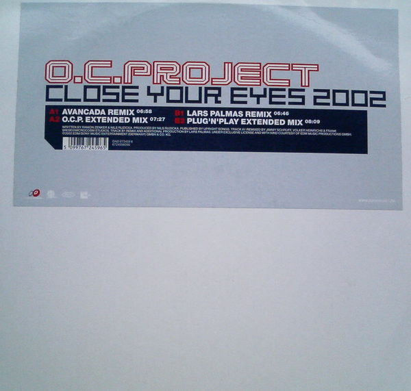 lataa albumi OCProject - Close Your Eyes 2002