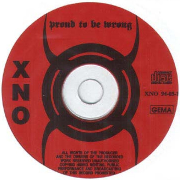 descargar álbum Various - XNO Proud To Be Wrong
