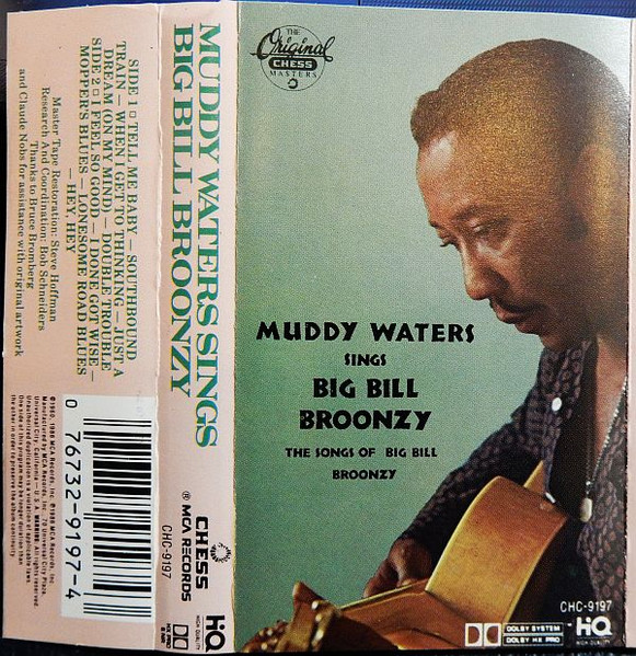 Muddy Waters – Muddy Waters Sings Big Bill Broonzy (1986, Cassette