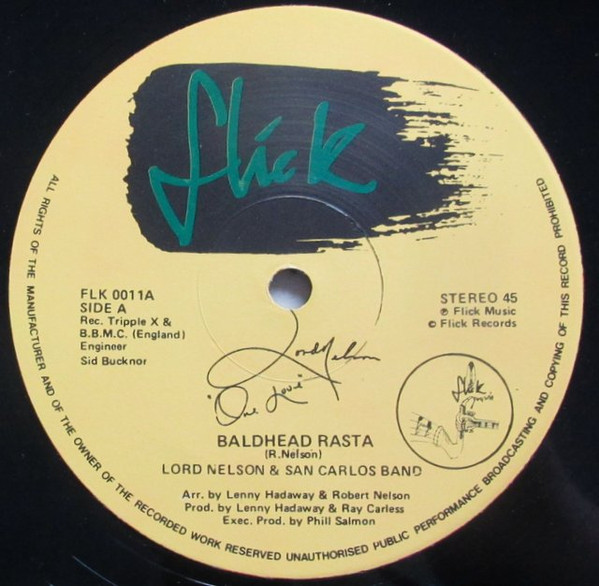lataa albumi Lord Nelson & San Carlos Band - Baldhead Rasta