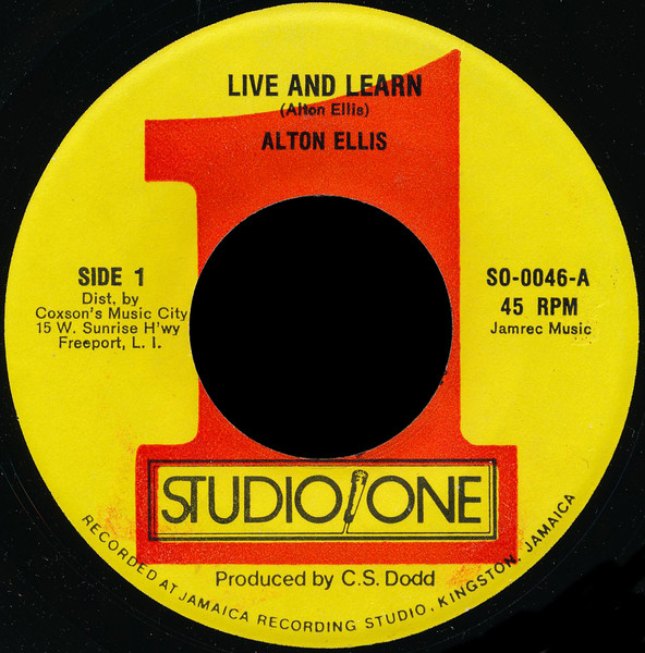 Alton Ellis / Soul Vendors – Live And Learn (Vinyl) - Discogs