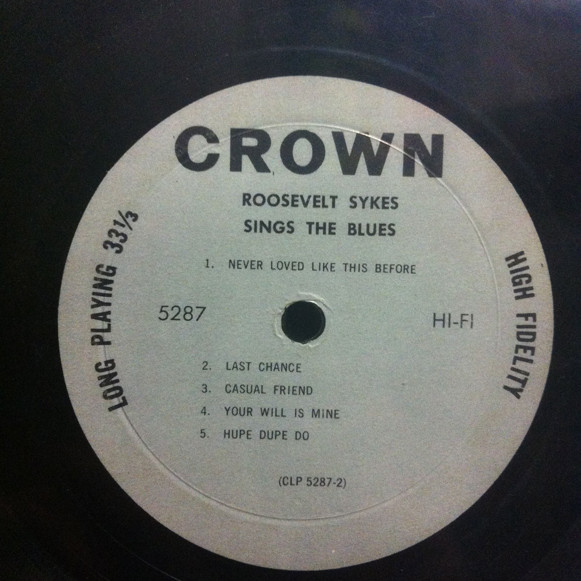 last ned album Roosevelt Sykes - Sings The Blues