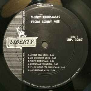 Bobby Vee - Merry Christmas From Bobby Vee album cover