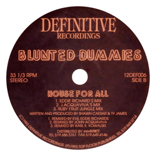 Blunted Dummies - House For All | Releases | Discogs