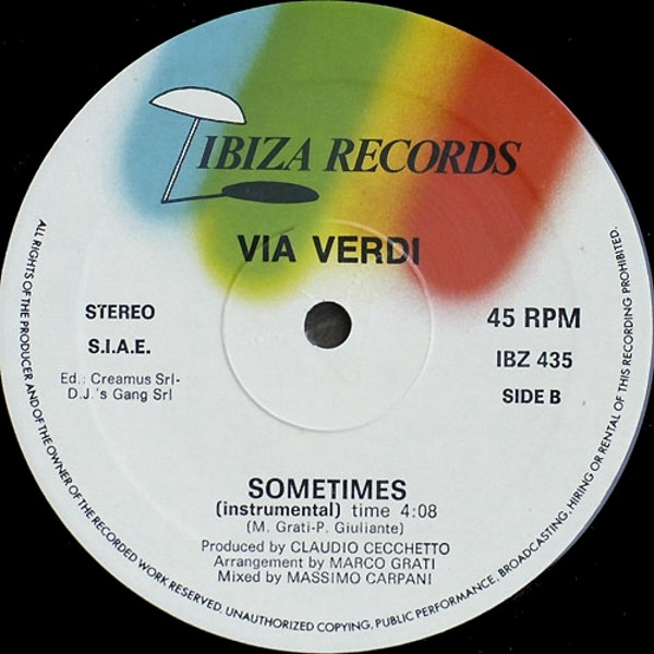 Album herunterladen Via Verdi - Sometimes