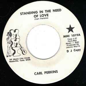 Carl Perkins - Standing In The Need Of love アルバムカバー