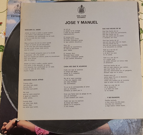 baixar álbum Jose y Manuel - Pronto Amanecerá