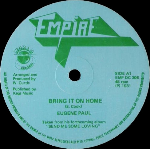 baixar álbum Eugene Paul Ray Mondo - Bring It On Home Great Pretender