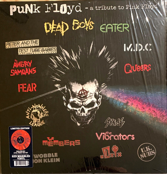 Punk Floyd (A Tribute To Pink Floyd) (2024, Red Marbled, Vinyl 