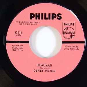 Obrey Wilson Headman 1968 Vinyl Discogs