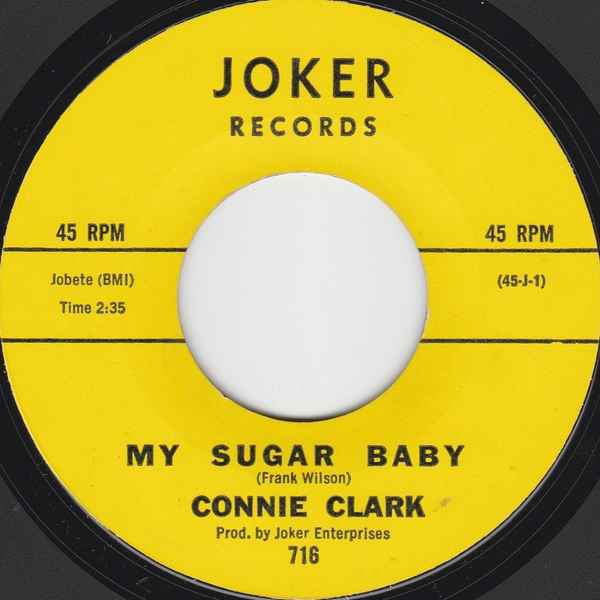 Connie Clark - My Sugar Baby (7", Sty) album cover