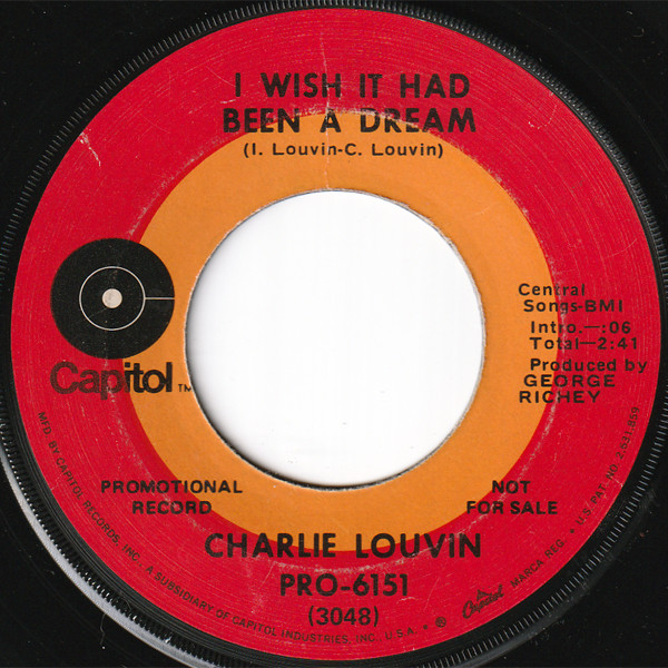 télécharger l'album Charlie Louvin - Love Has To Die All By Itself I Wish It Had Been A Dream