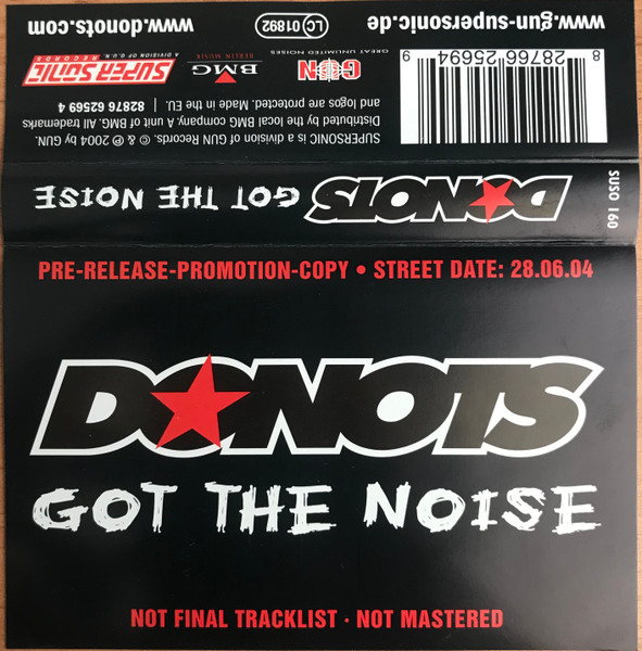 Donots – Got The Noise (2004, Cassette) - Discogs