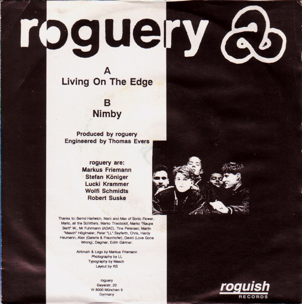 descargar álbum Roguery - Living On The Edge