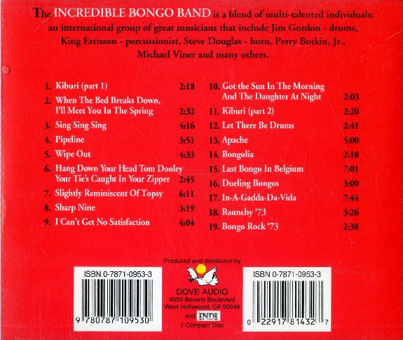 baixar álbum The Incredible Bongo Band - Michael Viners Incredible Bongo Band