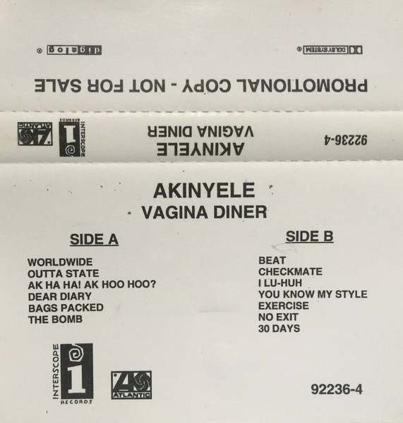 Akinyele – Vagina Diner (1993, Cassette) - Discogs
