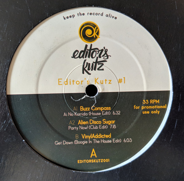 Editor's Kutz #1 (2013, Brown, Vinyl) - Discogs
