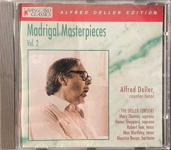 The Deller Consort, Alfred Deller – Madrigal Masterpieces Vol 2