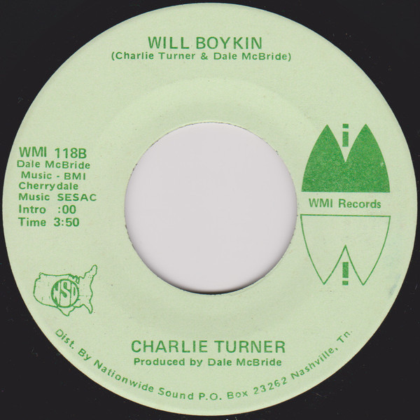 last ned album Charlie Turner - Gasohol Will Boykin