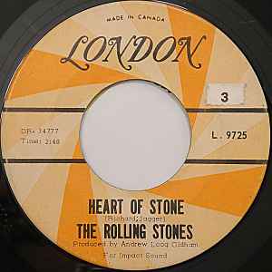 The Rolling Stones – Heart Of Stone (Orange Swirl Labels, Vinyl 