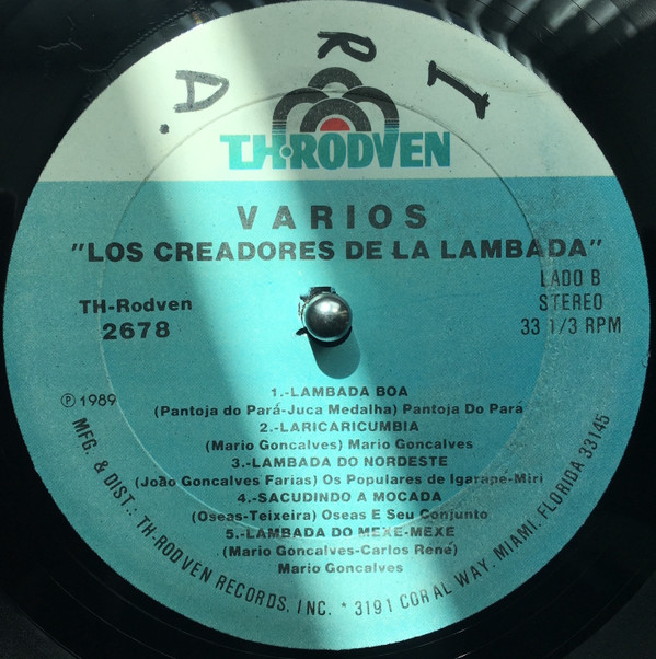 Album herunterladen Various - Los Creadores De La Lambada