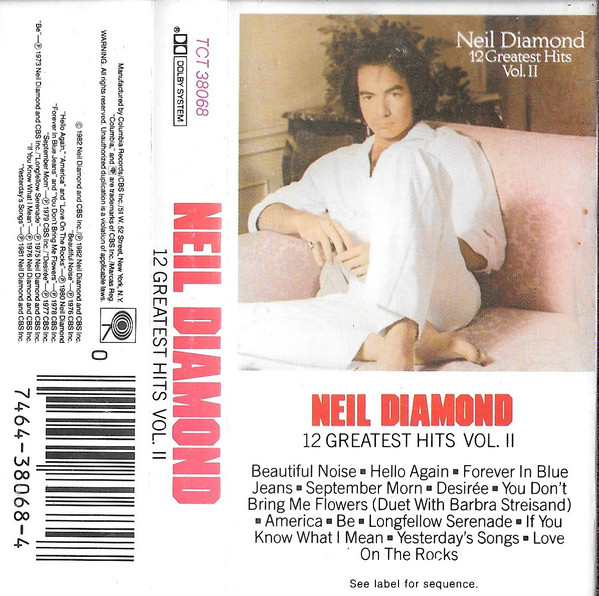 Neil Diamond - 12 Greatest Hits, Vol. 2 Album Reviews, Songs & More