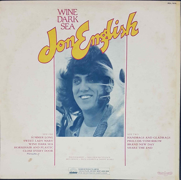 baixar álbum Jon English - Wine Dark Sea