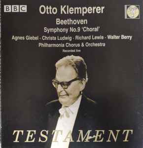 Symphony No.9 'Choral' (1961 BBC Broadcast) (CD, Mono) for sale
