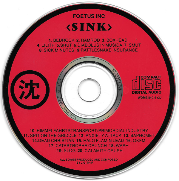 last ned album Foetus Inc - Sink