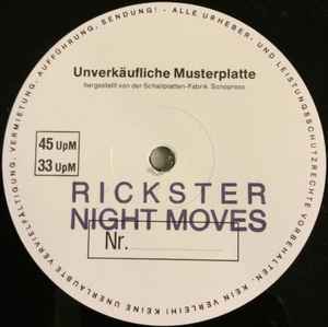 Rickster - Night Moves album cover