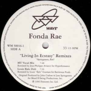 Fonda Rae – Living In Ecstasy (Remixes) (1996, Vinyl) - Discogs