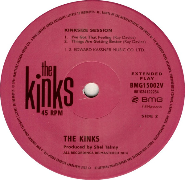 lataa albumi The Kinks - Kinksize Session