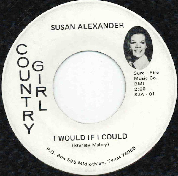 lataa albumi Susan Alexander - I Would If I Could