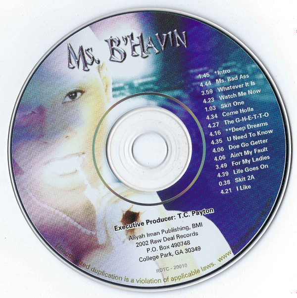 lataa albumi Ms B'Havin - Ms BHavin