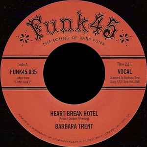 Barbara Trent - Heart Break Hotel / A Woman Was Made For A Man album cover