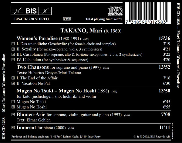 ladda ner album Mari Takano - Womens Paradise