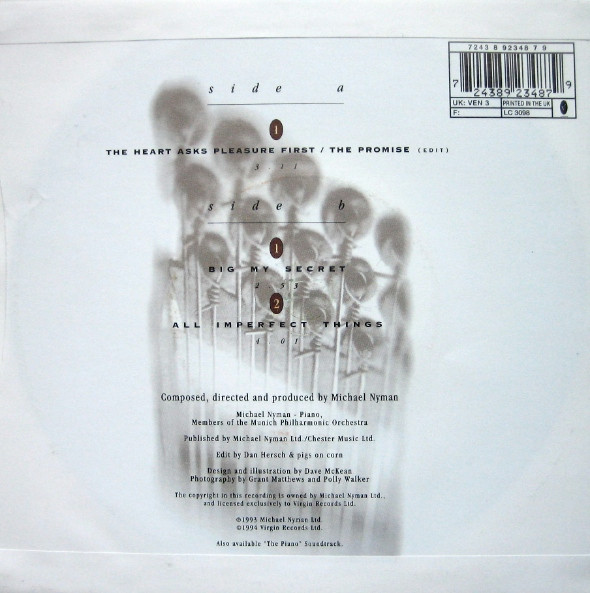 Album herunterladen Michael Nyman - The Piano Single