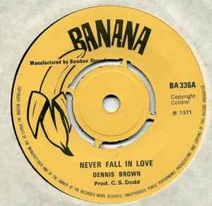 Dennis Brown - Never Fall In Love album cover