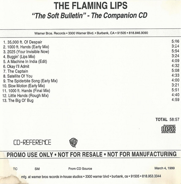 The Flaming Lips – The Soft Bulletin Companion (2021, Silver