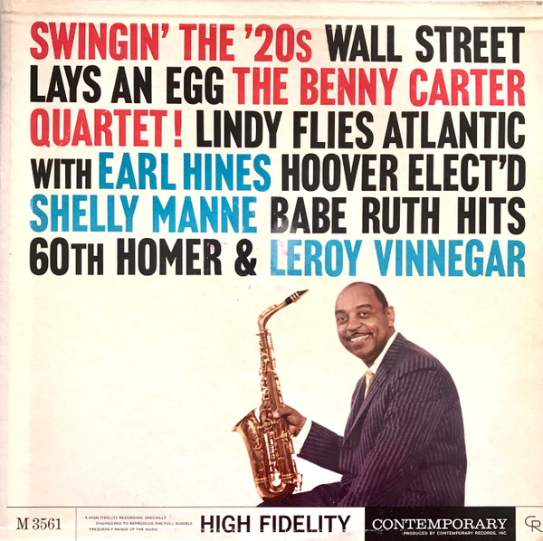 The Benny Carter Quartet – Swingin' The '20s (1979, Vinyl) - Discogs