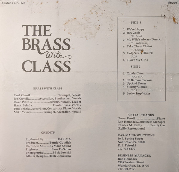 lataa albumi The Brass With Class - Steppin Out With Class