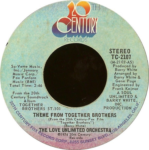 The Love Unlimited Orchestra – Theme From Together Brothers (1974