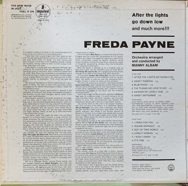 Album herunterladen Freda Payne - After The Lights Go Down Low And Much More