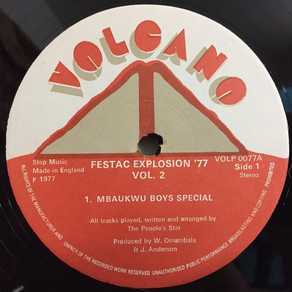 last ned album The People's Star - Festac Explosion 77 Vol 2 The People Star In London