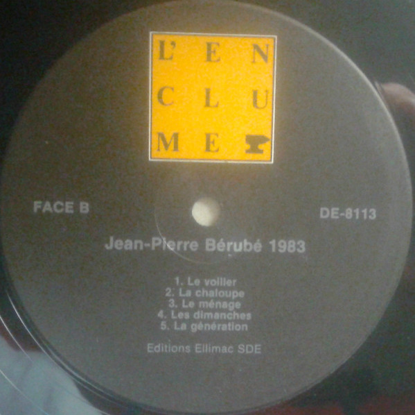 descargar álbum JeanPierre Bérubé - Jean Pierre Bérubé