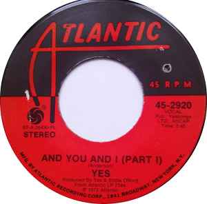 And You And I (Part I & II) - Yes
