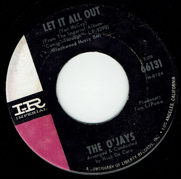 The O'Jays – Let It All Out / You're The One (Vinyl) - Discogs